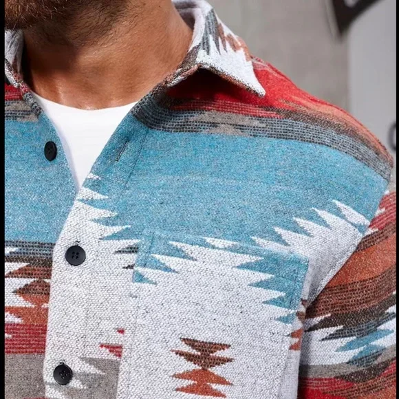 NIP men’s flannel feel button down shirt jacket, multiple sizes - Picture 4 of 10